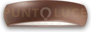 Giove applique a parete esterno ip54 coffee 1 luce attacco e27