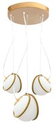 Lampada APP1090-3 CP GOLD WHITE