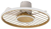 Ventilatore da soffitto Soho bianco, Ø 66 cm, CCT, dimmerabile, MANTRA IP20