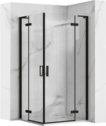 Cabina doccia REA Hugo Double Black 80x80