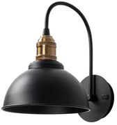 Lampada da parete nera ø 21 cm Varzan - Opviq lights