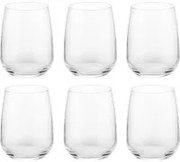 Set 6 bicchieri acqua Io Vino in vetro cristallo