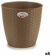 Vaso Stefanplast Marrone Plastica 29 x 27 x 29 cm (6 Unità)