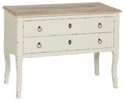 Console Bianco Naturale Legno di abete Legno MDF 104 x 50 x 78 cm