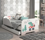 Letto completo per bambini 140 x 70 cm - T-REX