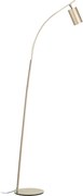 Piantana a LED H184 cm in metallo Oro con faretto orientabile MURGA