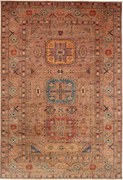 Kazak Tappeto 300x200 Marrone (Pakistan) Annodato A Mano