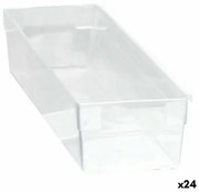 Scatola Multiuso Componibile Trasparente 22,5 x 8 x 5,3 cm (24 Unità)