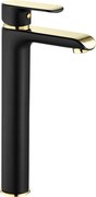 Rubinetto da lavabo Rea Bloom Black Gold high