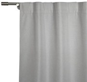 Tenda ignifuga Linen grigio, passanti nascosti 140x300 cm