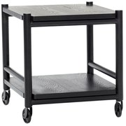 Tavolino da portata in rovere con rotelle 40x40 cm Norm - Hübsch