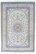 Nain Tappeto 300x200 Beige (Iran) Annodato A Mano