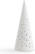 Portacandele natalizio bianco in bone china, altezza 25,5 cm Nobili - Kähler Design