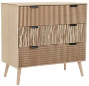 Cassettiera DKD Home Decor Abete Marrone MDF (80 x 40 x 77 cm)