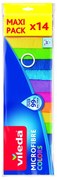 Set di panni per pulire in microfibra 14 pz Colors – Vileda