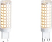 Set di 2 lampadine LED G9 dimmerabili 5,5W 500 lm 2700K