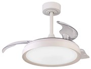 Ventilatore da soffitto Mistral Mini bianco, Ø 45 cm, CCT, dimmerabile, MANTRA IP20