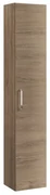 Colonna per mobile bagno Noa 1 anta P 27 x L 30 x H 160 cm rovere nabucco