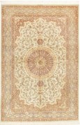 Ghom Tappeto persiano 240 x 160 Beige (Iran) Annodato A Mano