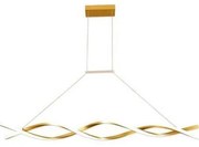 Lampadario LED a sospensione con filo TWIST LED/37W/230V 4000K 120 cm oro