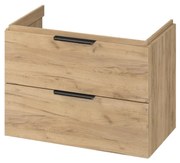 Cersanit S598-047-DSM - Mobile sottolavabo sospeso da bagno MALIKA 80x45 cm rovere