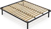 Rete a doghe matrimoniale 160x190 con Piedi Smontabili