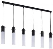Lampadario su corda LOOK GRAPHITE 6xGU10/10W/230V