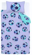 Biancheria da letto singola per bambini 135x200 cm Tie Dye Football - Catherine Lansfield