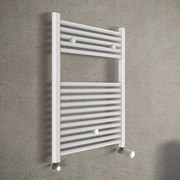 Termoarredo scaldasalviette verticale bianco L 60x77 interasse 55 cm