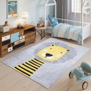 Tappeto per bambini con un simpatico motivo a forma di leone Larghezza: 120 cm | Lunghezza: 170 cm