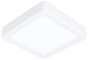 Plafoniera Moderna Fueva 5 Acciaio Bianco Led Integrato 11W 3000K Ip20