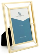 Cornice da appoggio/parete in metallo color oro 10x15 cm Prisma - Zilverstad