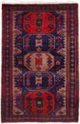Hamedan Tappeto 100 x 150 (Iran) Annodato A Mano