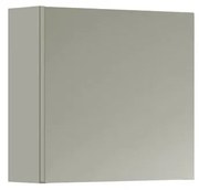 Pensile bagno Pixel laccato opaco grigio pastello, 1 anta apertura da sinistra P 17 x L 40 x H 40 cm