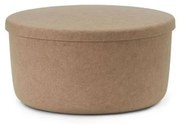 Hide Storage Pouf Large Sand - Normann Copenhagen