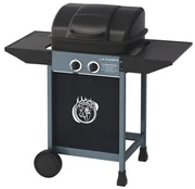 vidaXL Barbecue con Affumicatore Nevada XL Nero