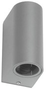 Applique da Esterno Bidirezione IP65 GU10 Stondata - Grigio