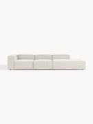 Chaise loungue componibile XL in bouclé Lennon