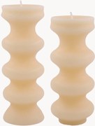 Set di 2 candele fatte a mano Mura