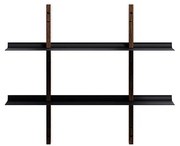 Eva Solo - Smile Shelf Set Small Smoked Oak/Black