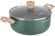 Casseruola 24 cm scritta Cooking Therapy con coperchio