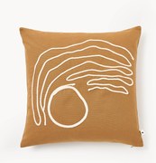 Copricuscino ricamato a mano in cotone organico Jot