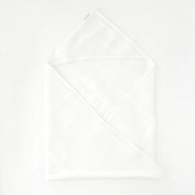 Asciugamano per bambini in lino bianco con cappuccio 100x100 cm White - Linen Tales