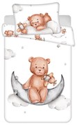 Biancheria da letto per bambini in cotone per culla 100x135 cm Medvídek "Plane" – Jerry Fabrics