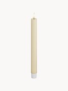 Set di 2 candele a bastoncino fatte a mano Real Flame, alt. 24 cm