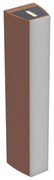 Applique Bidirezionale Corten 12W CCT, IP65 da esterno - Serie FILO Colore Bianco Variabile CCT