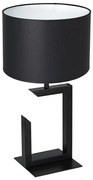 Lampada da tavolo 1xE27/60W/230V 45 cm nero/bianco