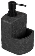 WENKO 54667100 - Dispenser di sapone FESTIVAL 10,5x18 cm nero