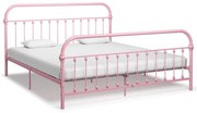 Giroletto rosa in metallo 180x200 cm