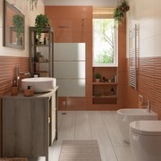 Rubinetto per lavabo getto laminare cristallino Hilo cromato lucido SENSEA H 29 cm